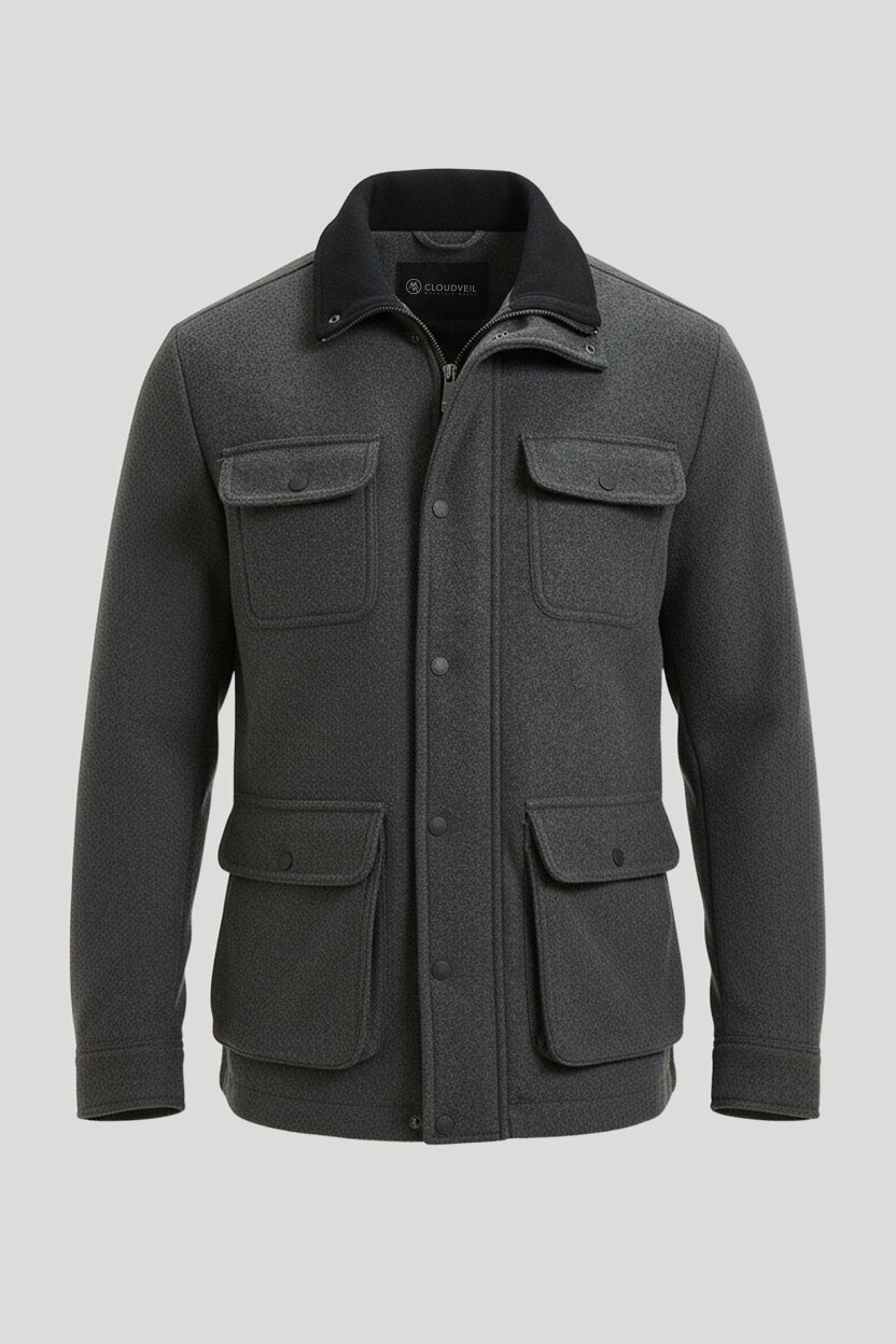Park City Vegan Wool Barn Jacket