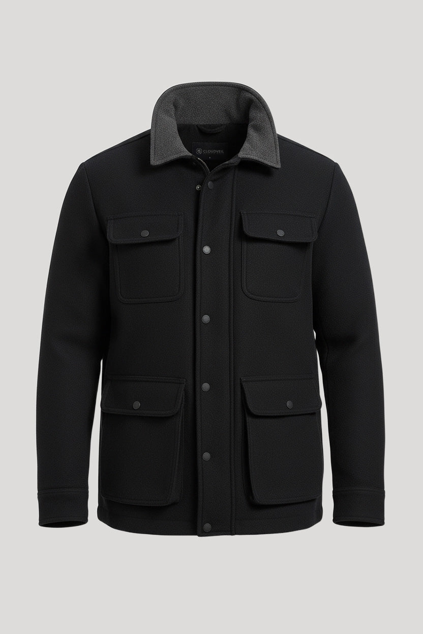 Park City Vegan Wool Barn Jacket