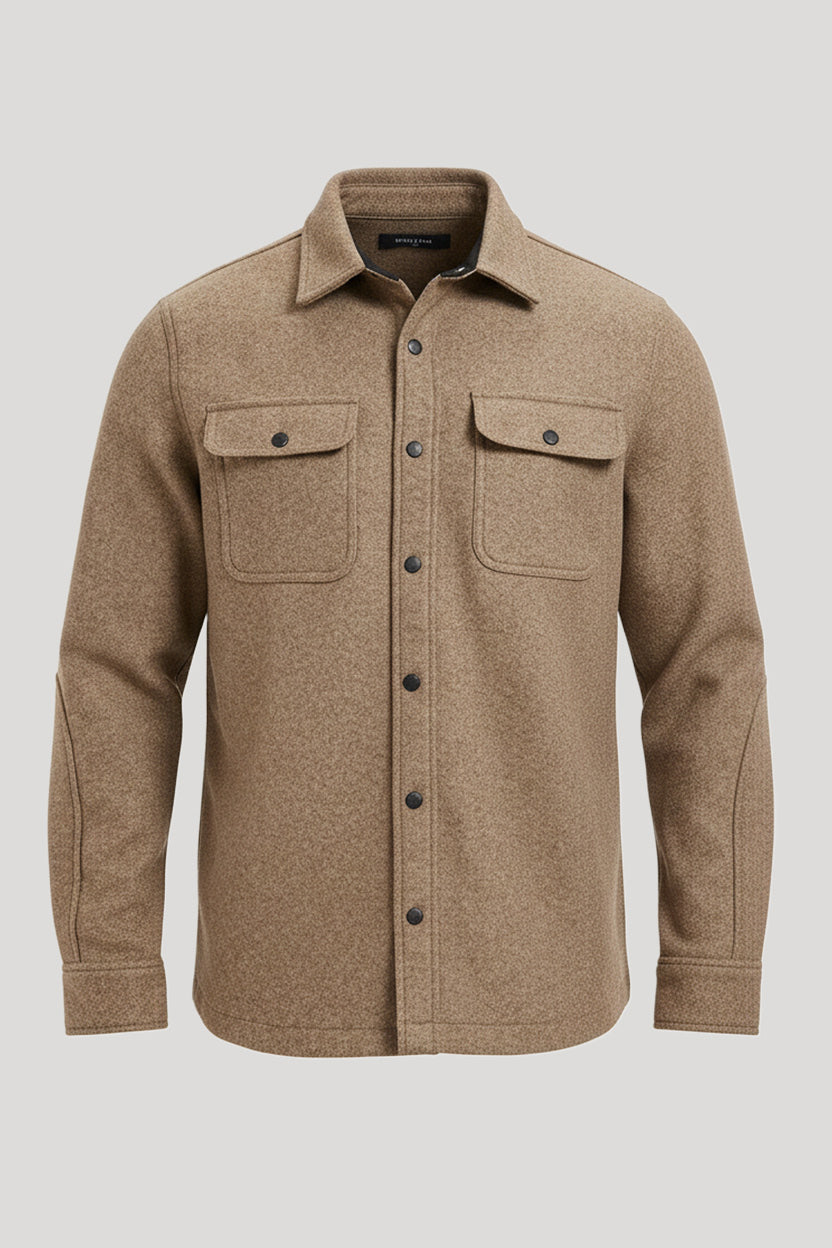 Park City Vegan Wool Shirt Jacket