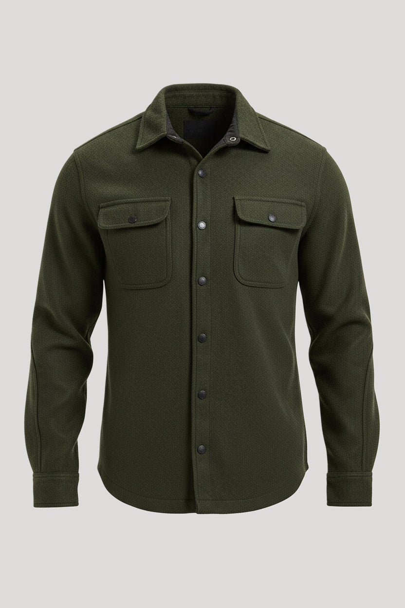 Park City Vegan Wool Shirt Jacket
