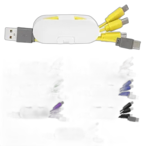 Dual Input Cable Wrap Phone Stand