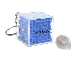 Puzzle Cube Game Keychain