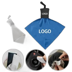 Microfiber Cleaning Cloths With Keychain