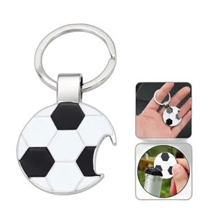 Football Corkscrew Keychain