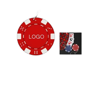Poker Chip Keychain