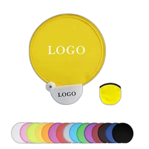 Custom Printed Folding Hand Fan with Pouch