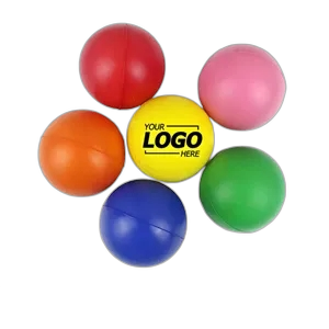 Round Colorful PU Foam Stress Ball