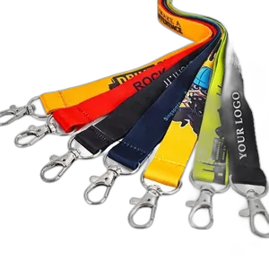 0.79" Custom Full-Color Badge Lanyards with Clip
