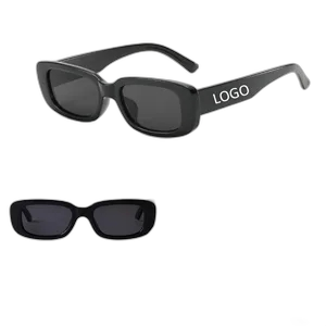 Rectangle Narrow Square Frame Sunglasses
