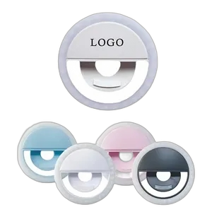 Rechargeable Clip-on Selfie Ring Light