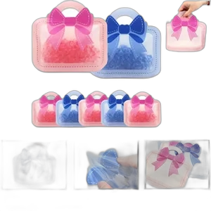 Bow portable packaging baked cookies and snacks sealed bag