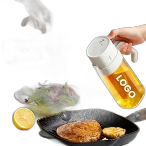 550ml Glass Auto Flip Cap Olive Oil Dispenser Bottle