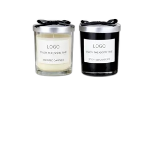 Essential oil scented candles bedroom lasting glass ornament