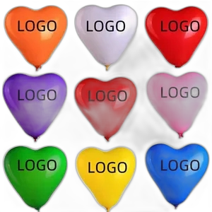 10-inch heart-shaped latex balloon
