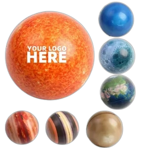 Eight planets decompression ball