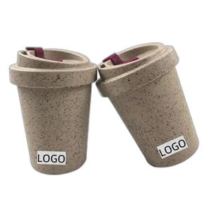 Degradable bamboo fiber environmental protection coffee cup