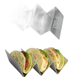 Stainless Steel Taco Holder Stand Rack Tray Style