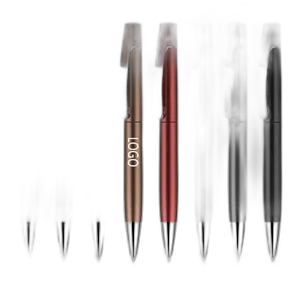 Plastic Ballpoint pen with metal clip