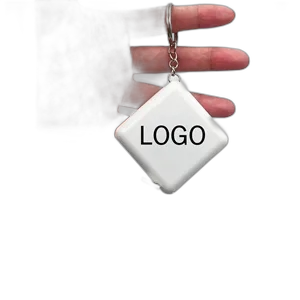 Square Tape Measure Keychain