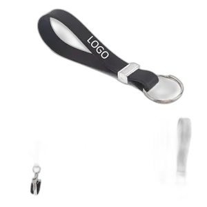 Solid Color Silicone Keychain