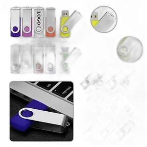 4 GB USB 3.0 Swivel Flash Drive