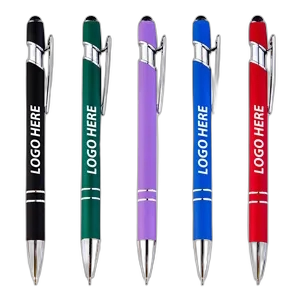 Aluminum touch screen ballpoint pen