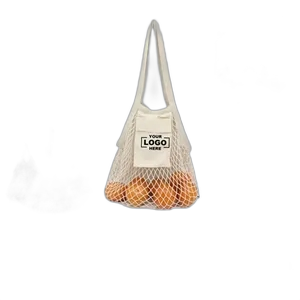 Collapsible Cotton Mesh Tote