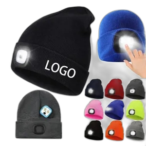 Unisex LED Light Winter Knitted Hat Cap Beanie