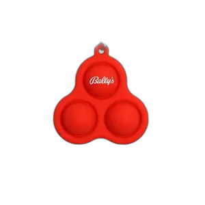 Bubble Triangle Push Pop Keychain