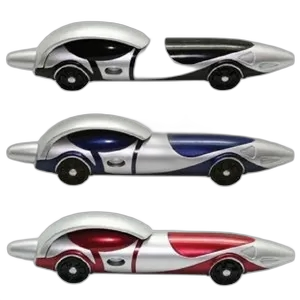 Custom Race Car-Shaped Ballpoint Push Top Pen