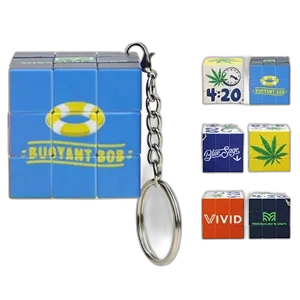 Custom Puzzle Cube w/ Keychain
