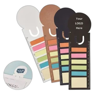 Book Mark Sticky Note Pad With Ruler