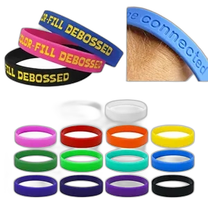 Silicone Wrist Band Debossed