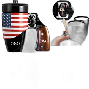 Ceramic Novelty Funny Gun Cup Revolver Mugs