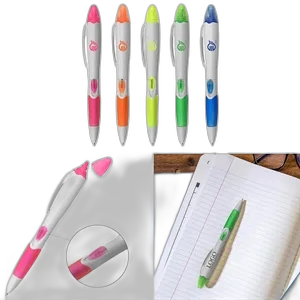 Marketing Plastic Retractable Dry Gel Highlighter Pens