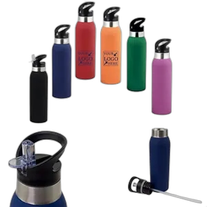 Rubber Painted Mental Drink Bottle