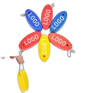 Oval Shaped Foam Floating Keychain For Boat Keys