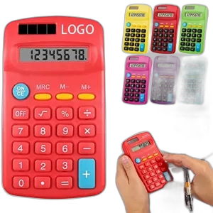8 Digit Solar Pocket LCD Display Calculator