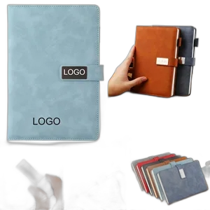 A5 Business Office Leather Magnetic Buckle Notepad