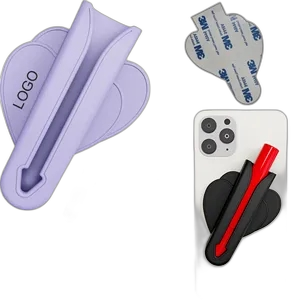 Silicone Mobile Phone Lipstick Holder