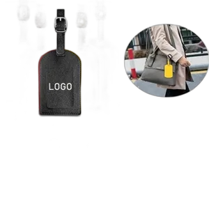 PU Leather Privacy Protection Luggage ID Label Tag