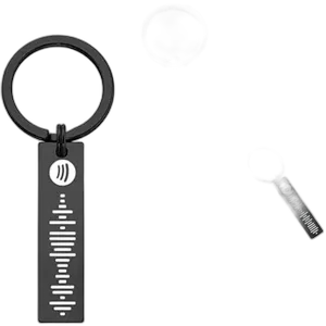 Personalized Music Keyring