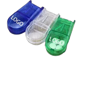 Pill Cutter and Splitter with Dispenser