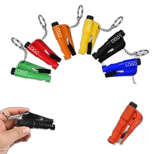 3 in 1 Glass Breaker and Seatbelt Cutter & Survival Whistle