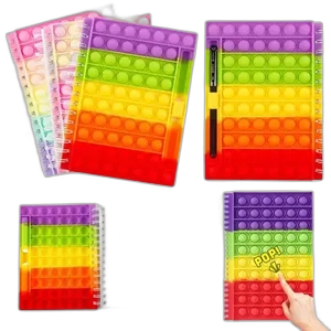 A5 Pop It Stress Reliever Cute Journals With Pen