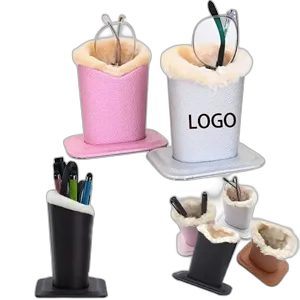 PU Leather Eyeglasses Glasses Display Stand