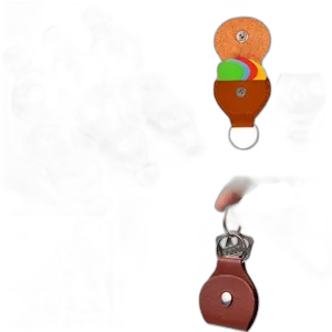 PU Leather Portable  Guitar Pick Holder