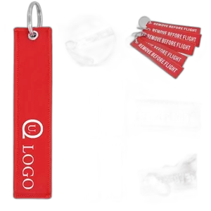 Embroidered Keychain Tag