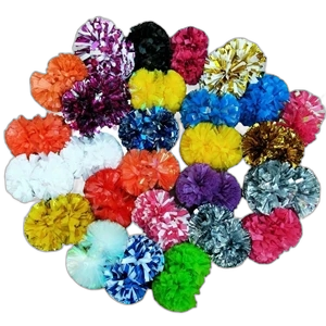 Solid Paddle Handle Poms
