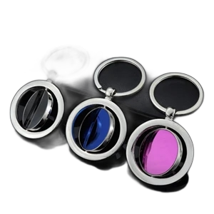 Auto Keychain Rotating Round Shape Key Ring
